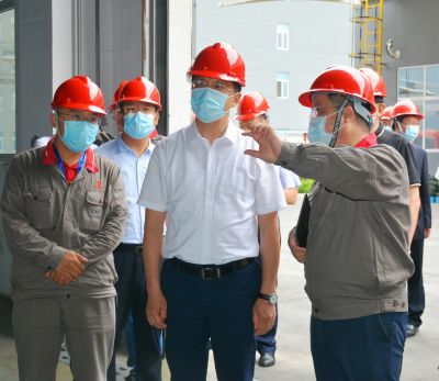 落实防汛事情 筑牢清静防地|潍坊市委书记惠新安调研山东bibo必博药业防汛及汛期企业清静生产事情